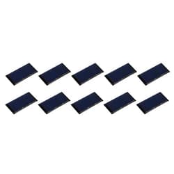 MECCANIXITY Mini Solar Panel Cell 1.5V 160mA 0.24W 60mm x 30mm for DIY Electric Power Project Pack of 10