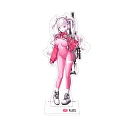 Algernon Products Nikke Acrylic Stand, Alice, Approx. W 1.7 - 4.1 x H 4.7 inches (43 - 106 x 120 mm), Acrylic