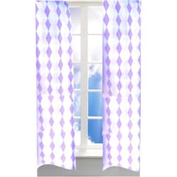 Pam Grace Creations Curtain Panel – Purple Lovebird