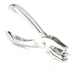 Swingline 1 Hole Punch, 5 Sheet Capacity Hole Puncher, Single Hole Paper Punch, Chrome (74005)