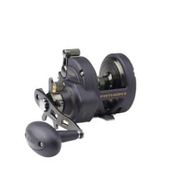 PENN Fathom II Star Drag Reel, Size 25 Fishing Reel, Right Handle Position, Gear Ratio 4.8:1, Black Gold