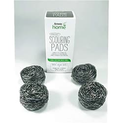 Amway Home Stainless Steel Scrub Buds Amway, Perfect for Clean Dishes, No Scratch 4- Pads Pack - Amway Home 180 Day Guarantee for The Scrub Buds Pads