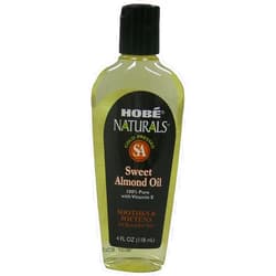 Hobe Labs Hobe Naturals Sweet Almond Oil, 4 Fluid Ounce
