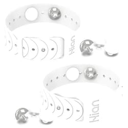 Hion Motion Sickness Bands Sea Sickness Wristbands Adjustable Acupressure Nausea Wristband/,Natural Relief of Nausea Headaches,Insomnia,Anxiety,Sleep Aid, Morning Sickness,Motion Sickness-（1 Pair White）