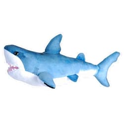 Wild Republic Great White Shark Plush, Stuffed Animal, Plush Toy, Gifts for Kids, Living Ocean, 12