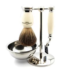 Edwin Jagger Shaving Gift Set, Ivory