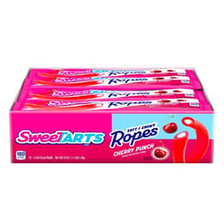 SweeTARTS Soft and Chewy Ropes, Cherry Punch Flavor, 1.8 Ounce Pouches (Pack of 24)