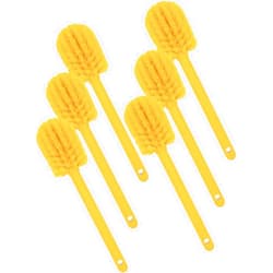 KLEEN HANDLER Goblet Cleaning Brush | Bottle Brush for Cleaning Glasses and Jars, Durable Bristles and Long Handle, (6 Brushes)