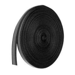PATIKIL Reflective Tape Strip, 10mm x 22yards High Visibility Reflective Tape Sew-on DIY Warning Safety Fabric Webbing for Clothing Raincoats, Black