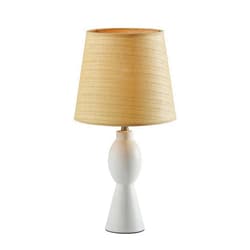 Adesso SL1188-12 Everest Table Lamp White Ceramic
