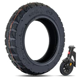 GLDYTIMES 10x2.5-6.1 Off Road Outer Tire Replacement for 50/75-6.1 10x2.125 10x2/54-152 Original Tire, Fit for Gotrax G30LP Plus Ninebot F25 VOLPAM SP06 Swagtron SG-5 Hiboy S2 pro Electric Scooter