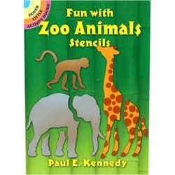 By Paul E. Kennedy (Author) Fun With Zoo Animals Stencils