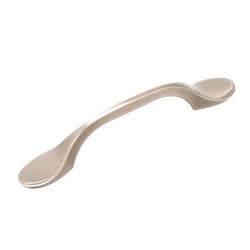 Amerock | Cabinet Pull | Satin Nickel | 3 inch (76 mm) Center-to-Center | Ravino | 1 Pack | Drawer Pull | Drawer Handle | Cabinet Hardware