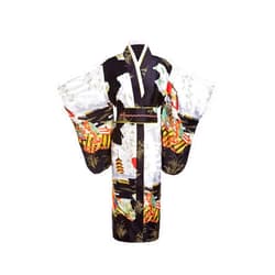THY COLLECTIBLES Women's Silk Traditional Japanese Kimono Robe/Bathrobe/Party Robe