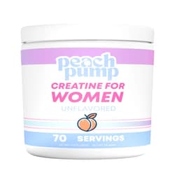 Peach Pump Creatine for Women - Creatina - Creatine women - Booty Builder - creatine for booty gain - unflavored - 70 servings