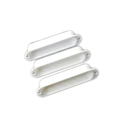SHOWERORO 3pcs Closed Pickup Covers Bass Parts Replacement Coil Electric Guitar Humbucker Covers Guitar Pickup Covers Puckup Instrument Pickup Covers Sealed Pickup Covers Bass Pickup Covers