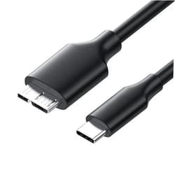 Generic USB C to Micro B Hard Drive Cable for Toshiba Canvio, Seagate Backup Plus, WD My Passport, LaCie External Hard Drive, MacBook Pro, 3.3 Foot