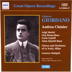 VARIOUS ARTISTS (Artist) Format: Audio CD Giordano Andrea Chenier. Luigi Marini Lina Bruna-Rasa Carlo Galeffi Et Al. W.La Scala/ Mola