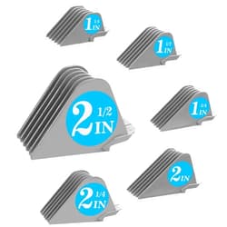 CR8GR8 Clipper Guards for Wahl 10 12 14 16 18 20 Hair Clipper Guards 6pcs Extra Long Clipper Guard Attachments 2.5 Inch Clipper Guides Multiple Sizes Universal 2.5