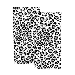 Vantaso Bath Hand Towels Snow Leopard Animal Print，Soft & Absorbent Washcloths Towel for Bathroom Kitchen Hotel Gym Spa
