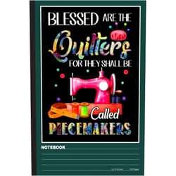 By Quilting Pub (Author) Blessed Are Quilters For Called Piecemakers Sewing Quilting Notebook: Quilting notebook college ruled (120pages 6x9in) Cheer notebook for kids, girls, boy…