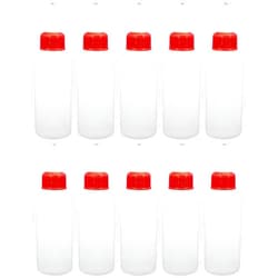 APAK GOODS 10-2oz Refillable Artist's Bottle with Twist Open/Close Nozzle. Bullet Bottle