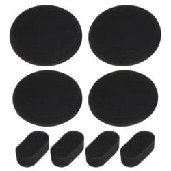 OTOTEC 2 Sets Earphone Sponge Foam Pads Earpads+Headband Cushions Including 4 Earpads 4 Headband Compatible with Koss Porta Pro Sporta Pro Black