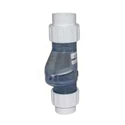 Zoeller 30-0043 50 psi PVC 2-Port Check Valve, 2