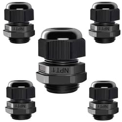 Raculety Cable Gland, Raculety 5 Pack NPT 1