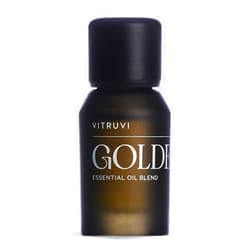 Vitruvi Golden Citrusy Essential Oil Blend with Grapefruit, Palmarosa, and Cinnamon Oil (0.5 Fl oz)