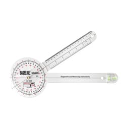 CanDo Baseline 12-1025 Absolute Axis 360 Degree Plastic Goniometer, 12