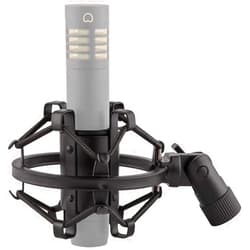 LYRCRO Microphone Shock Mount for 21mm-23mm Small Diameter Size Instrument Condenser Mic or Shotgun Mic like Rode NTG-1 NTG-2