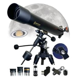 Spectrum Optical Instruments SpectrumOI 80mm Telescope for Kids 8-12 Telescope for Adults Astronomy Gifts - Premium EQ Refractor Telescope with Aspherical Eyepiece