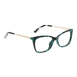 Peepers by PeeperSpecs Women's Blue Light Filtering Glasses - See The Beauty Green Tortoise - Focus Blue Light Filtering Lenses 53 Millimeters 1.5 x