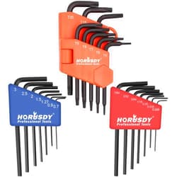 SEDY 22 Piece Mini Hex Key Allen Wrench Set - Hex/Torx, Metric/SAE (3-IN-ONE, Cr-V)