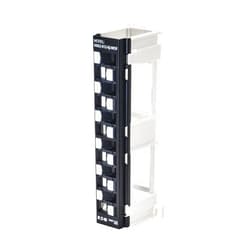 Tripp Lite Eaton Tripp Lite 12-Port Wall-Mount Patch Panel for UTP Keystone Jacks, Offset Ports, Vertical or Horizontal Installation, TAA Compliant, Lifetime Manufacturer's Warranty (N062-012-KJ-WOF)