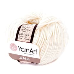 YarnArt 55% Cotton 45% Acrylic YarnArt Jeans Sport Yarn 1 Skein/Ball 50 gr 174 yds (3)