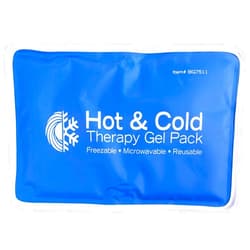 Roscoe Medical Roscoe Reusable Hot and Cold Pack – Pack for Knee, Shoulder, Back, Injuries - Microwave Heating Pad, 7.5 x 11 Inches, Blue