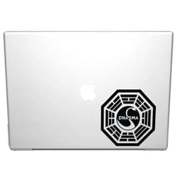 Ivybee Decals Lost Dharma Initiative Swan Decal Sticker - Vinyl Decal for Cars, Laptops