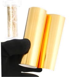Chudeng H62 Brass Foil, 0.001''x4''x79''(0.03MM x 0.1M x 2M), Thin Brass Sheet Roll Sealed Package