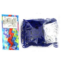 Rainbow Loom Refill Twistz Bandz Rubber Band + C-Clips, Navy Blue