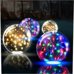 TIALLY 4 Pack Solar Floating Pool Lights - 14