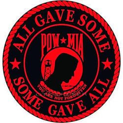 OTA STICKER Vinyl POW MIA RED Soldier Military Prisoners You are NOT Forgotten All GAVE Some Decal Window Truck Motorcycle Chopper Van SUV Scrapbook Phone CASING Phone Laptop Door Helmet Luggage Army