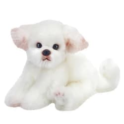 Bearington Collection Bearington Angel The Maltese Stuffed Animal, 13 Inch White Dog Stuffed Animal