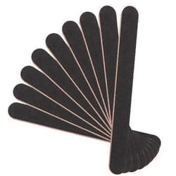 Generic NINGWAAN 20Pcs 100/180 Grit Nail Files, Double-Sided Emery Boards for Nails, Professional Fingernail Files for Natural Nails, Manicure Pedicure Kits DIY Home Salon, Black