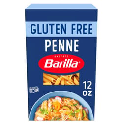 BARILLA Gluten Free Penne Pasta, 12 Ounce - Non-GMO Gluten Free Pasta Made with Blend of Corn & Rice - Vegan Pasta