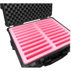 Cobra Foam Inserts Cobra FOAMINSERTS and Cases Pelican Case 1600 Custom Anti Static Foam Insert for 20 iPads (Foam ONLY)