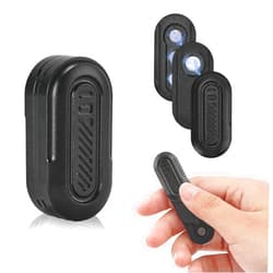 SOWSUN Small Magnetic Metal Fidget Toy - Office Magnetic Sliding Fidget Clicker Anxiety, EDC fidget slider, Thumb Mini Stress Reliever Toy, Fidget Toy Office Adult, Black