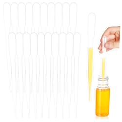 Augshy 200PCS 3ml Plastic Pipettes, Disposable Transfer Pipettes Droppers for Oils Essential Cupcake, Plastic Eye Liquid Dropper for Crafts, Makeup Tool, Laboratory Medicine Accessories Supplies