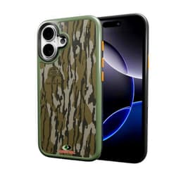 cellhelmet Fortitude Case for iPhone 16 | MagSafe Compatible | Dual Protection | Drop Test Certified | Shockproof Durable iPhone 16 Mossy Oak Case | Bottomland Camo